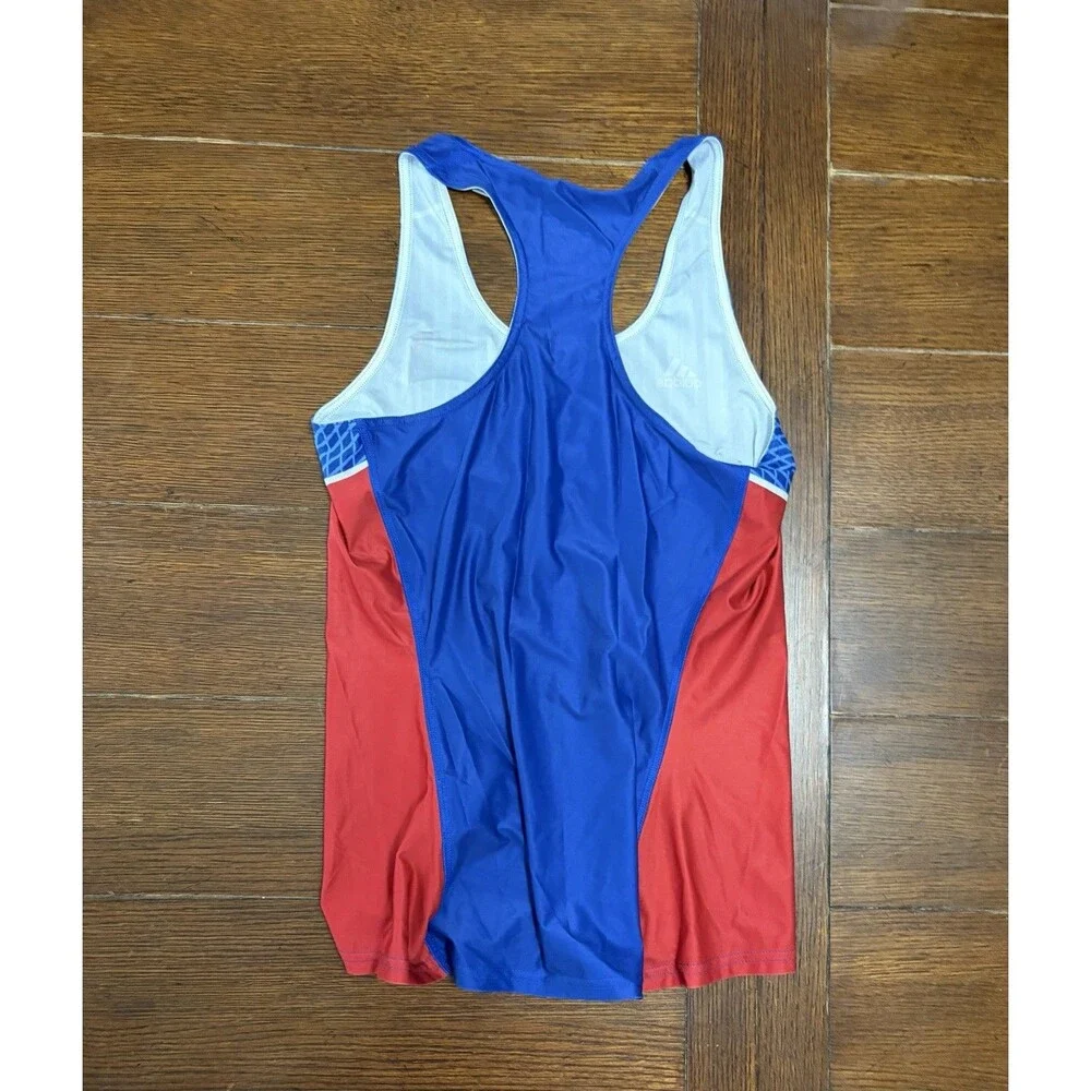 Vintage Women’s Kansas Jayhawks adidas Size S Blue Player Issued Track Singlet